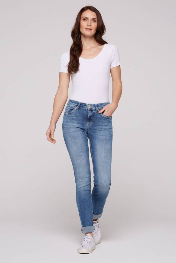Soccx Jeans RO:MY Regular Fit blue vintage Riesige Ersparnisse