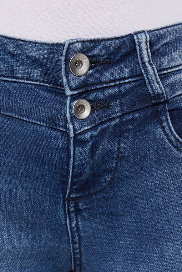 Soccx Jeans MI:RA Slim Fit blue printed jogg Begrenzte Freigabe
