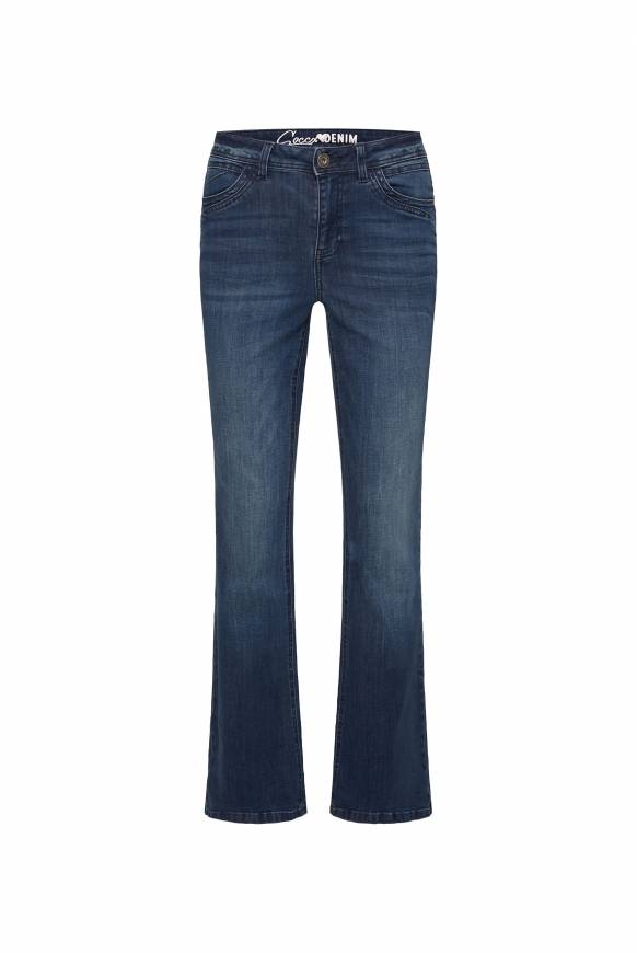 Soccx Flared Jeans PA:LA Regular Fit deep sea Neueste Stile