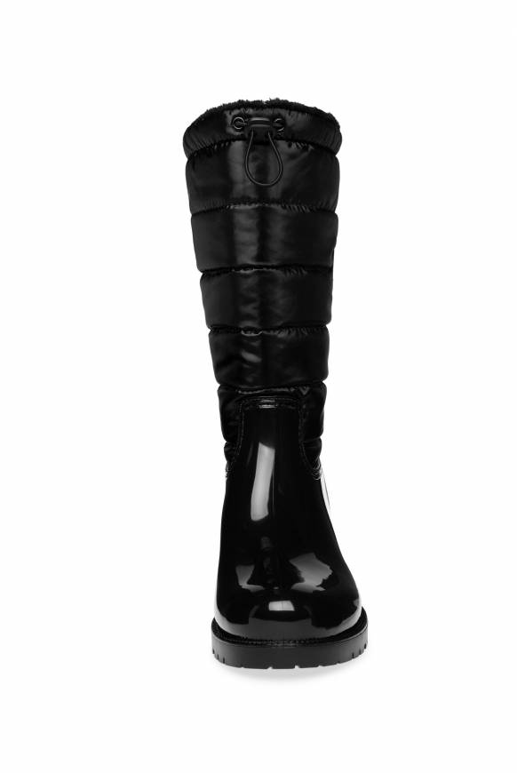 Soccx Gefütteter Gummistiefel mit Steppschaft black Nur für heute