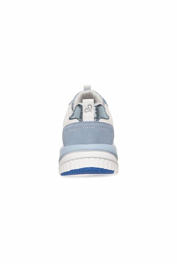 Soccx Leichter Sneaker mit Glitter-Design cool blue Super Rabatt