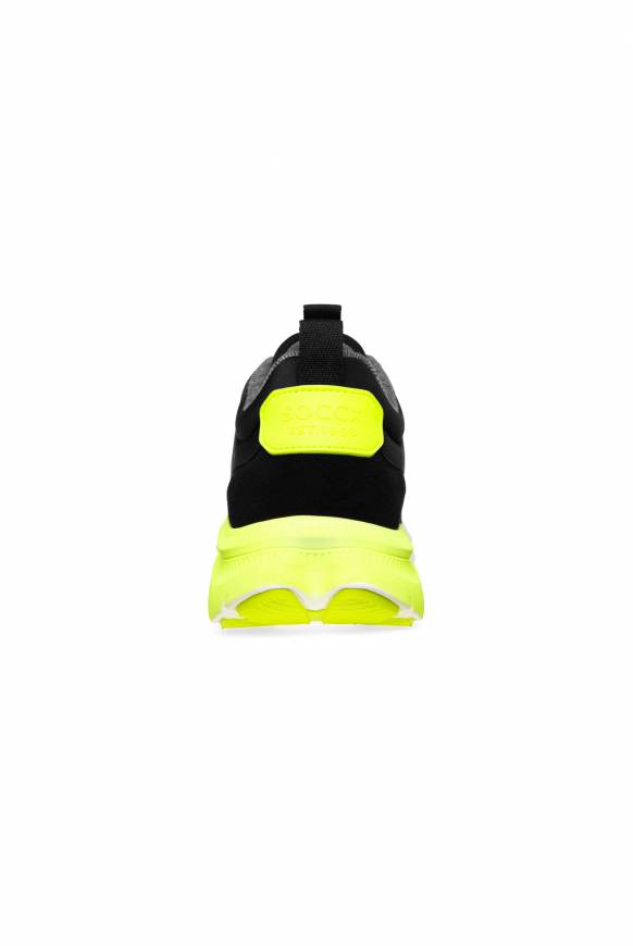 Soccx Sneaker im Materialmix mit Dip-Dye-Sohle black Kostenloser Versand international