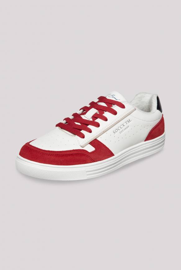 Soccx Retro Sneaker clear red/white Speichern exportieren