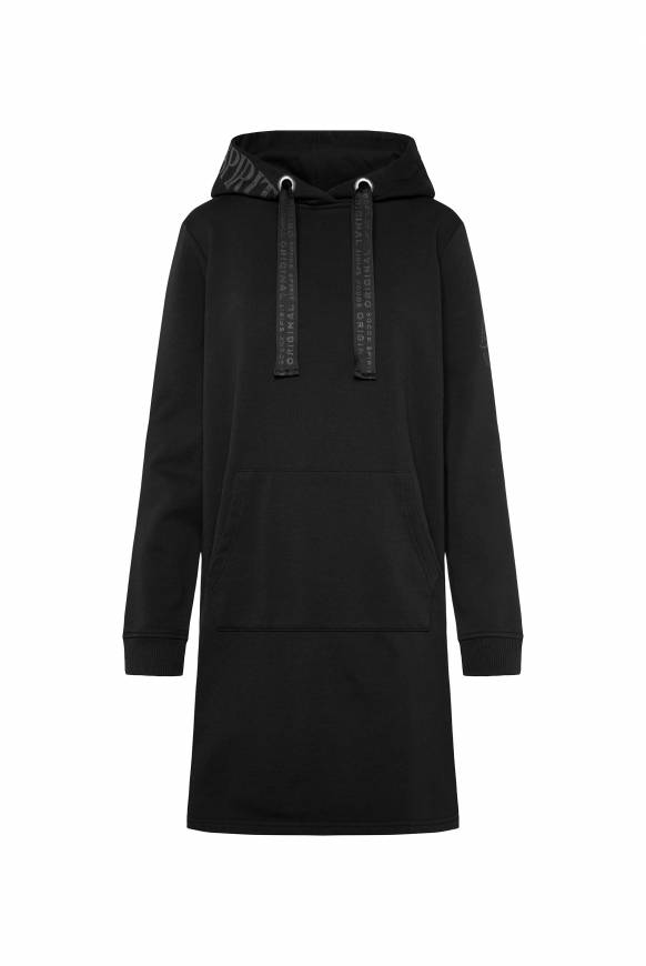 Soccx Sweatkleid mit Kapuze und Glossy Prints black Black Friday Preise