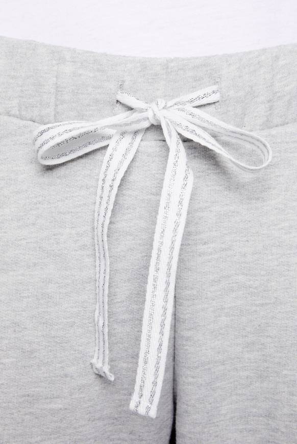 Soccx Sweathose mit Glitter Print grey melange XXL Verkauf