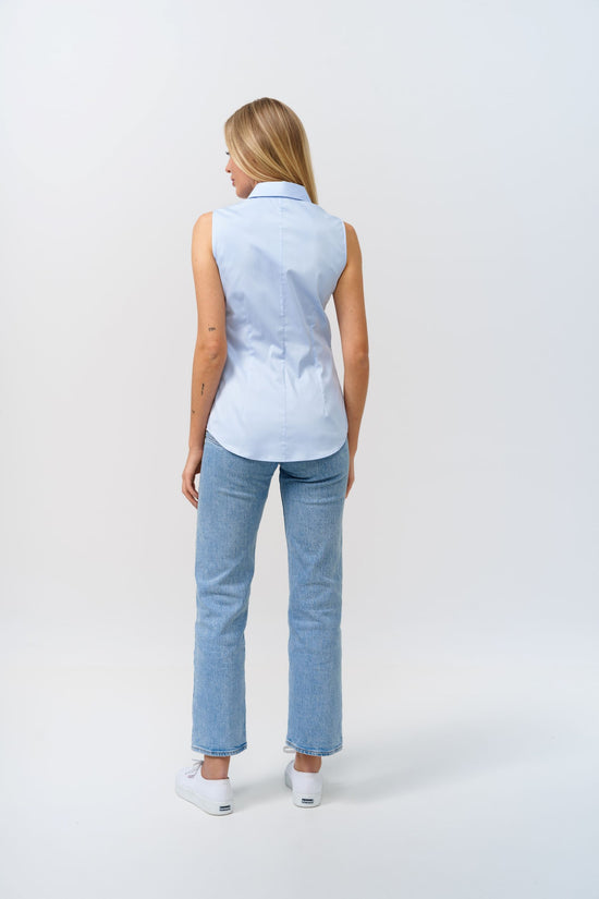Soluzione Ärmellose Bluse Carlotta Clearance-Verkauf