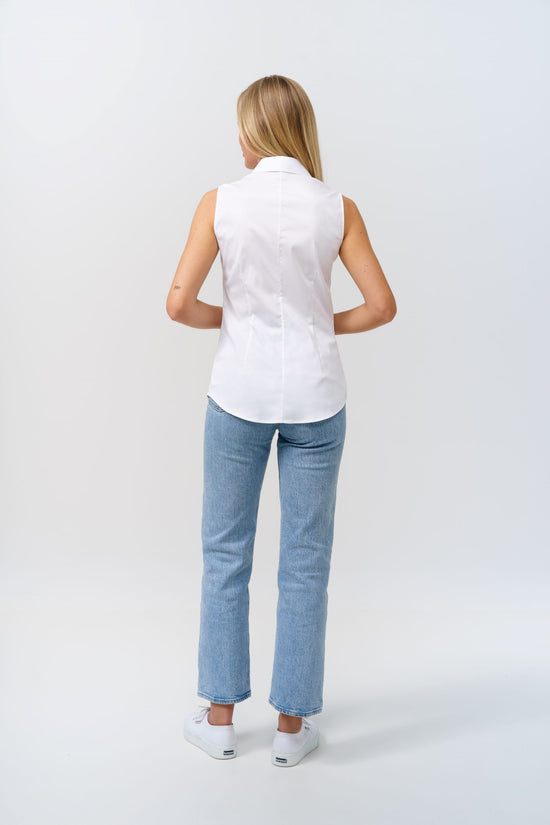 Soluzione Ärmellose Bluse Carlotta Kostenloser Versand international