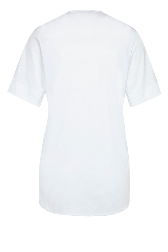 Soluzione Jersey T-Shirt mit V-Ausschnitt Romi Online Shopping