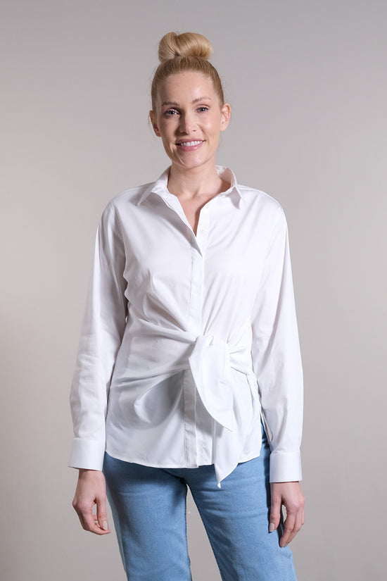 Soluzione Wickelbluse mit verdeckter KL Bis zu 65% Rabatt