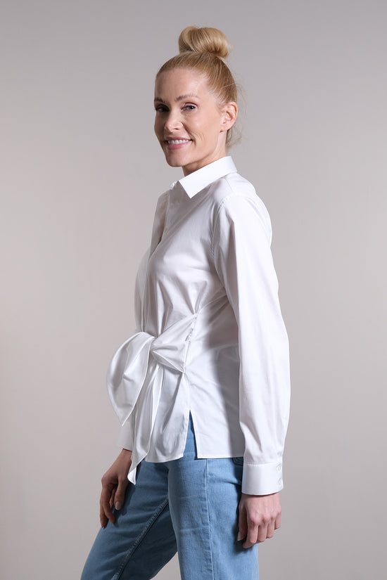 Soluzione Wickelbluse mit verdeckter KL Bis zu 65% Rabatt