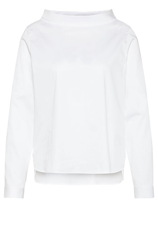 Soluzione Bluse "Malina" mit weitem Stehkragen & Langarm Discount Store für neue Produkte