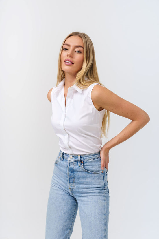 Soluzione Ärmellose Bluse Carlotta Weihnachtsangebot