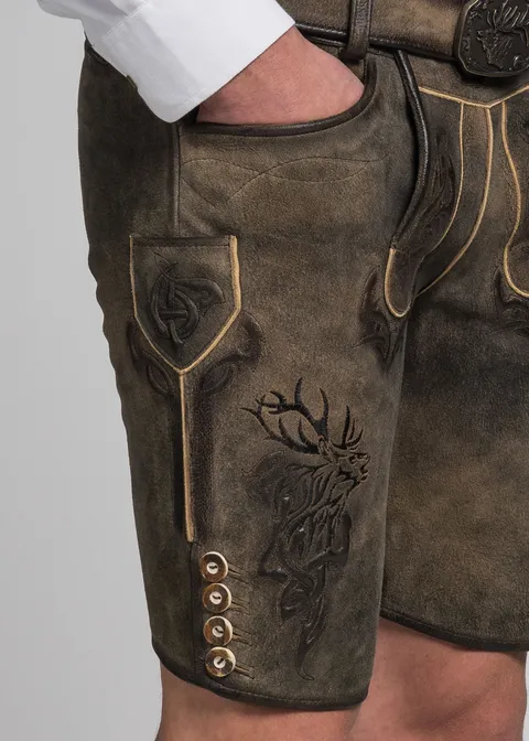 Spieth&Wensky Lederhose "Wayen"Artikelnummer SW-390880-1600-6481 Neueste Stile