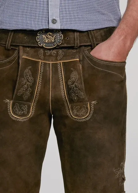 Spieth&Wensky Lederhose "Veit" 45cmArtikelnummer SW-261302-0648-4586 Letzter Tag
