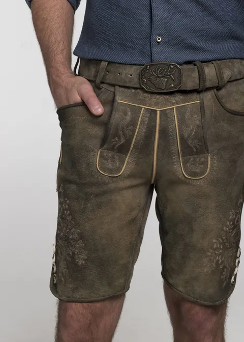 Spieth&Wensky Lederhose "Adrian" 45 cmArtikelnummer SW-400240-1608-6485 Zeitbegrenzte Promotion