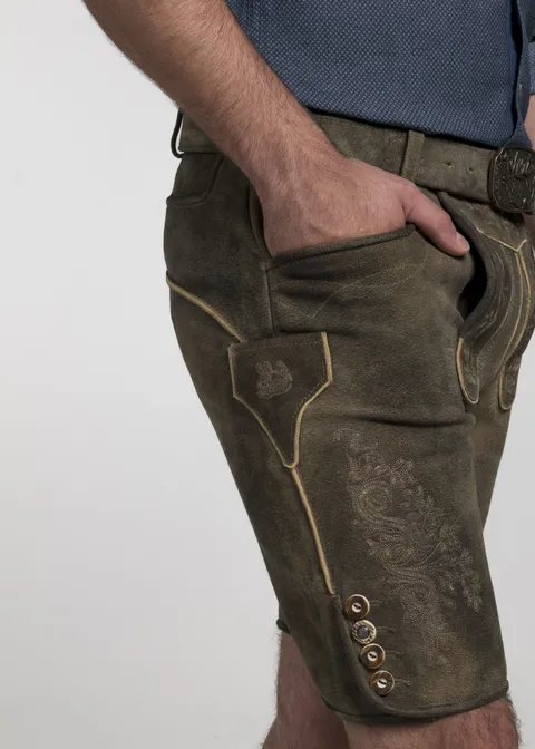 Spieth&Wensky Lederhose "Adrian" 45 cmArtikelnummer SW-400240-1608-6485 Zeitbegrenzte Promotion