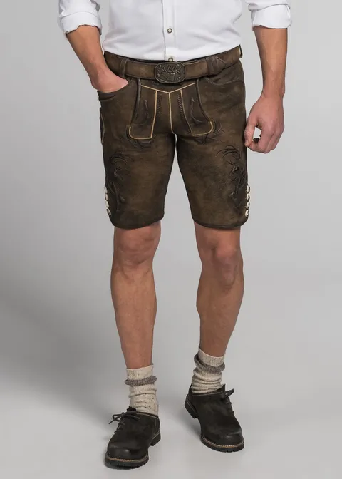 Spieth&Wensky Lederhose "Wolverine" 43cmArtikelnummer SW-390870-1601-6455 Vierteljährliche Förderung