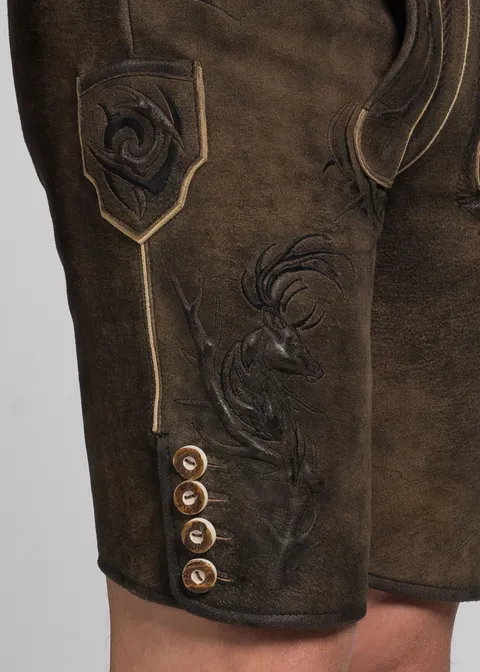 Spieth&Wensky Lederhose "Wolverine" 43cmArtikelnummer SW-390870-1601-6455 Vierteljährliche Förderung