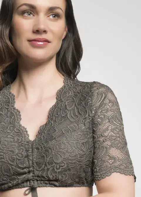 Spieth&Wensky Dirndlbluse "Ansbach"Artikelnummer SW-401370-1189-2005 Super Sparpreis