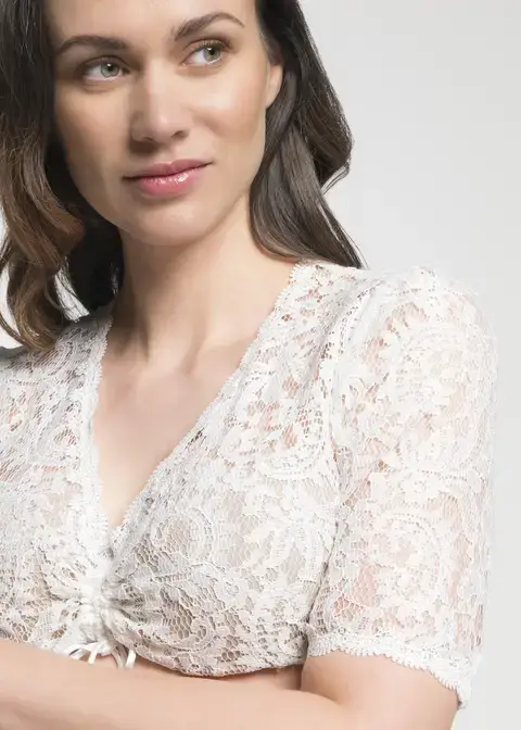 Spieth&Wensky Dirndlbluse "Hadia"Artikelnummer SW-311801-1189-2014 Vierteljährliche Förderung