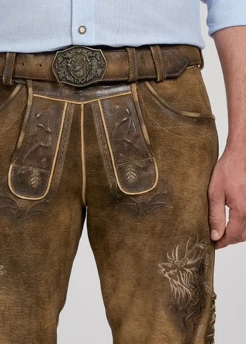 Spieth&Wensky Lederhose "Marc" 45cmArtikelnummer SW-330275-1487-6131 Clearance-Verkauf