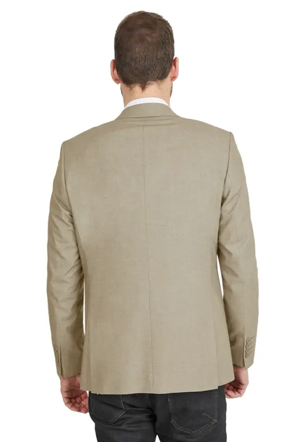 Steffen Klein Designer Business Sakko Anzug-Jackett Regular Fit in sand Letzter Tag