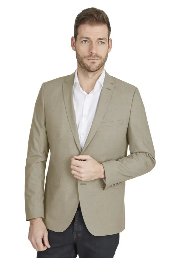 Steffen Klein Designer Business Sakko Anzug-Jackett Regular Fit in sand Letzter Tag
