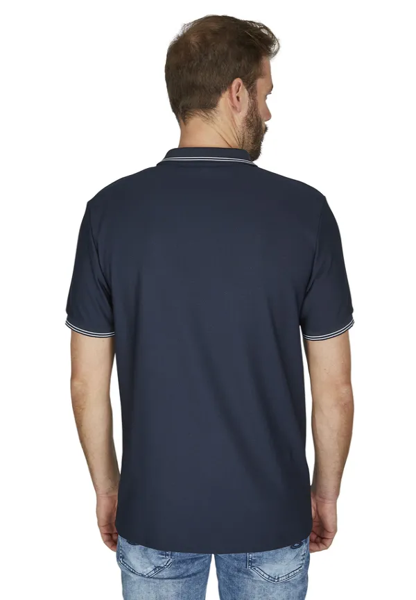 Steffen Klein Poloshirt Funktions-Shirt Zipper in Marine Speichern exportieren