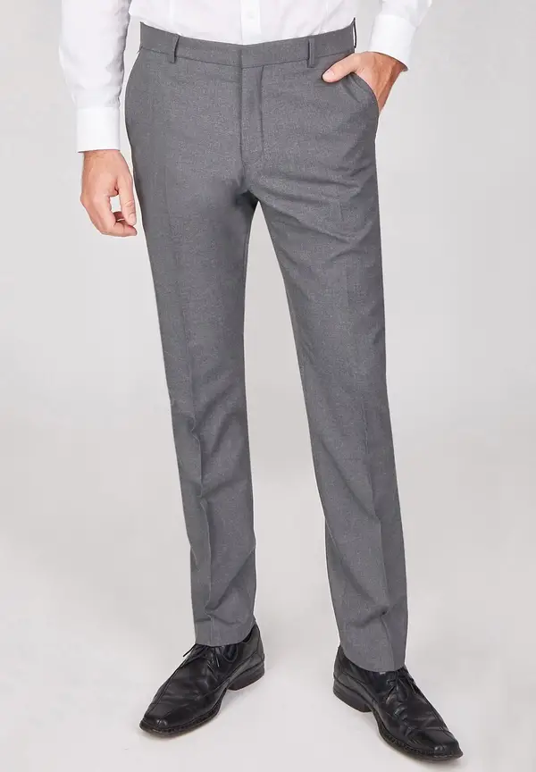 Steffen Klein Anzughose Stoffhose Slim Fit Business in Grau Fabrik Onlineshop