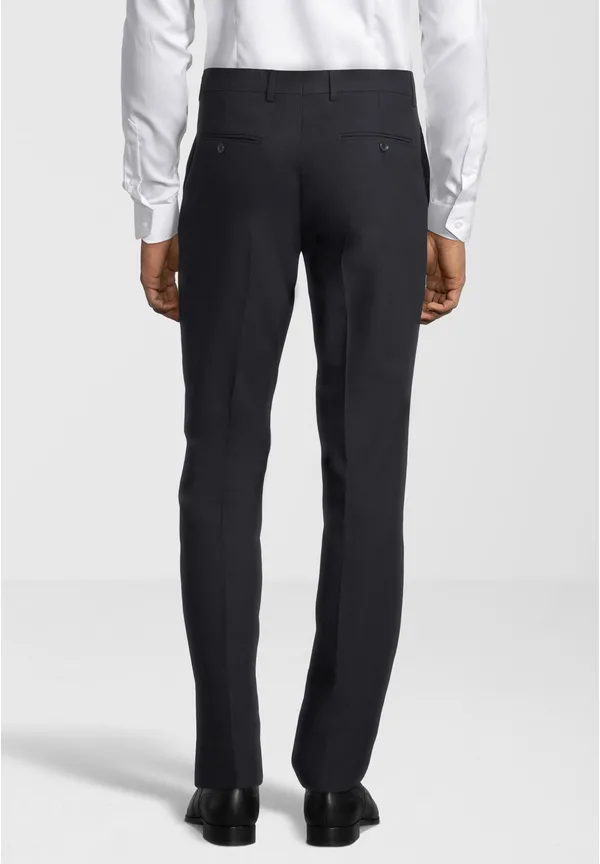 Steffen Klein Anzughose Stoffhose Slim Fit Business in Schwarz Preisnachlass