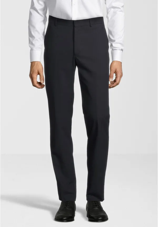 Steffen Klein Anzughose Stoffhose Slim Fit Business in Schwarz Preisnachlass