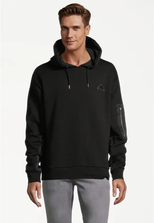 Steffen Klein Hoodie in Schwarz Valentinstagsangebot