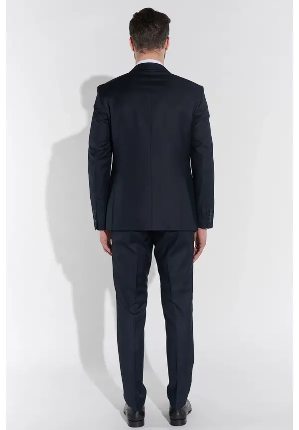 Steffen Klein Designer Anzug Slim Fit in Marine Letzter Tag