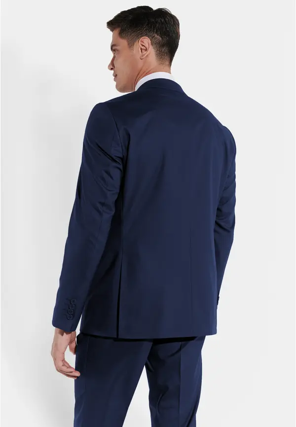 Steffen Klein Anzug Regular Fit elastisch in Blue Bis zu 65% Rabatt