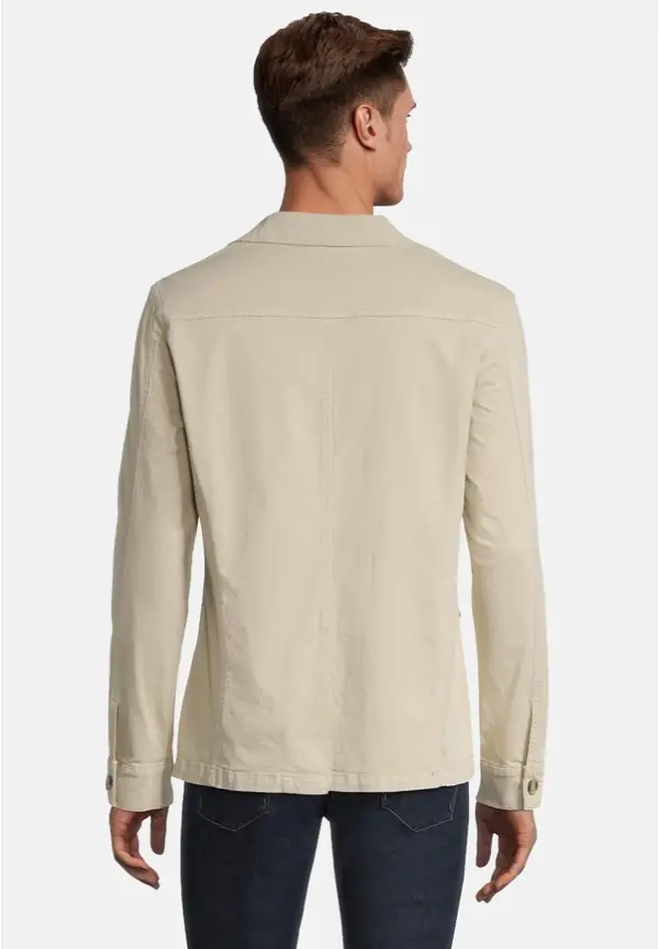 Steffen Klein Baumwoll-Sakko in beige Auslauf