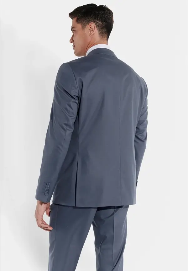 Steffen Klein Anzug Regular Fit elastisch in Dove blue Begrenztes Angebot