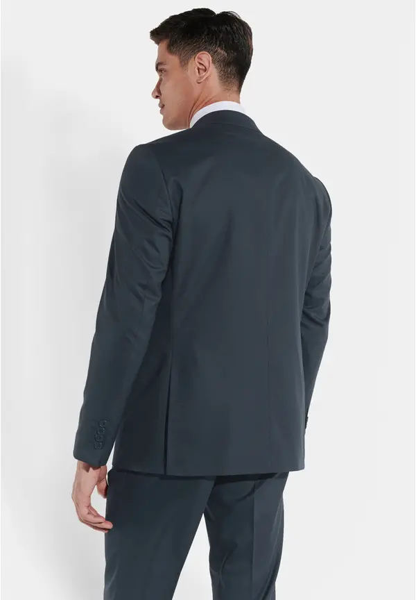 Steffen Klein Anzug Regular Fit elastisch in Grey blue Online Shopping