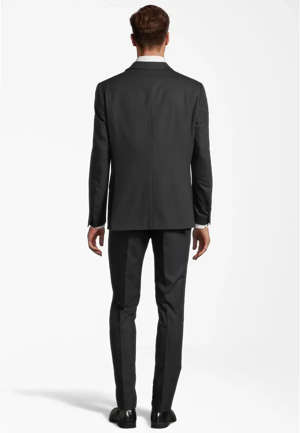 Steffen Klein Anzug Slim Fit elastisch in graphit Black Friday