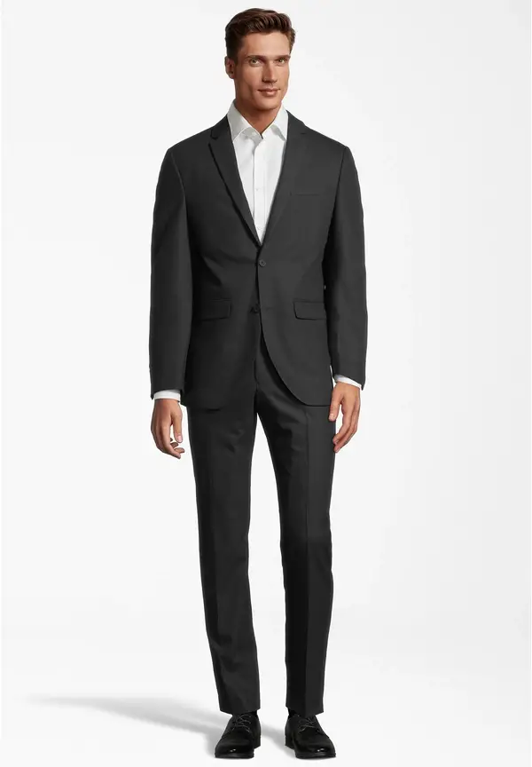 Steffen Klein Anzug Slim Fit elastisch in graphit Black Friday