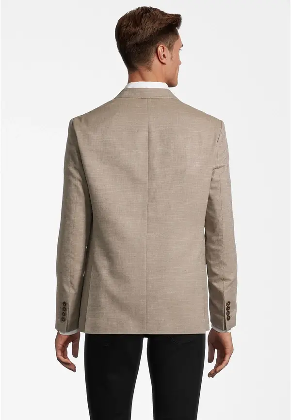 Steffen Klein Sakko Struktur Melange in beige Lagerräumung