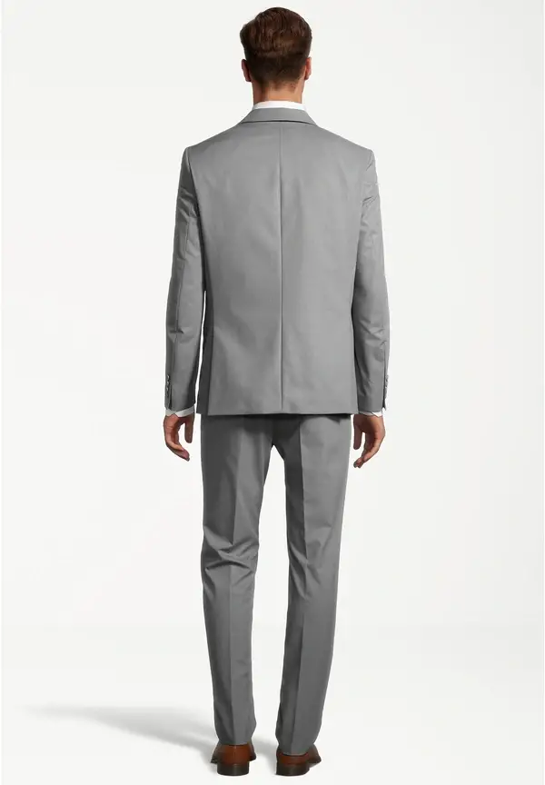 Steffen Klein Designer Anzug Slim Fit in Grau Sonderangebote