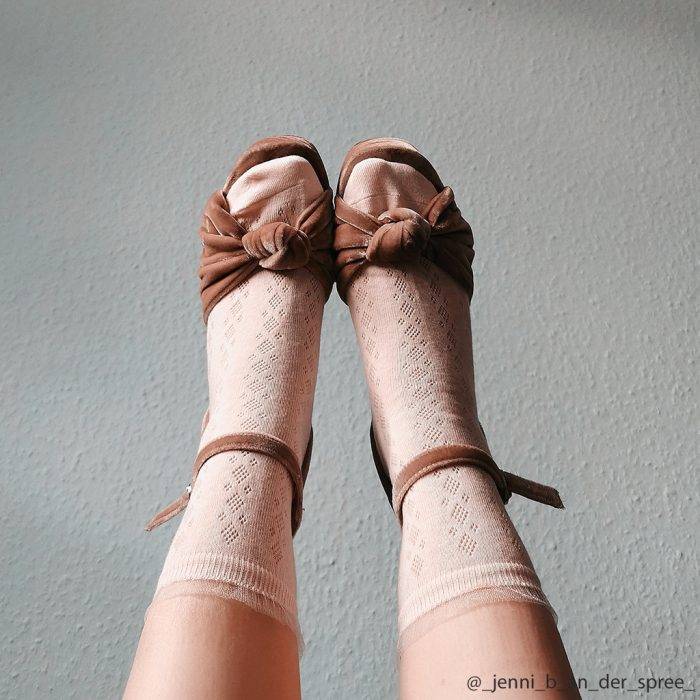 Strumpfbar Delicate Manhattan rose Kostenlose Rückgabe