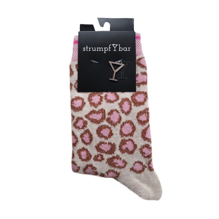 Strumpfbar Taiger Shot beigemelange-rose Letzte 3 Tage