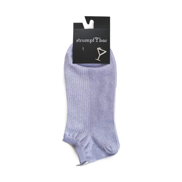 Strumpfbar Sparkling Spring lavender-silber Sonderangebot der Fabrik