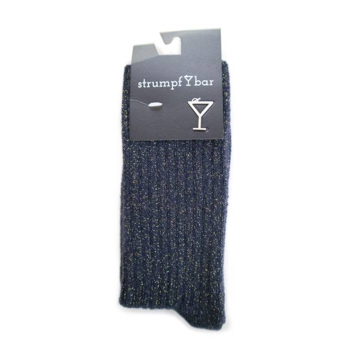 Strumpfbar Winter Sprizz marine-gold Im Verkauf