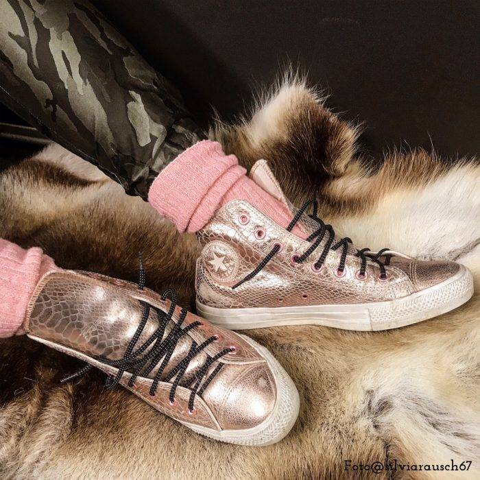 Strumpfbar Winter Sprizz rosa-gold zollfrei