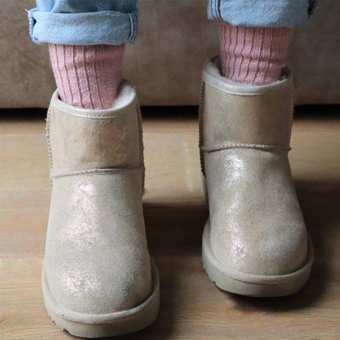 Strumpfbar Winter Sprizz rosa-gold zollfrei