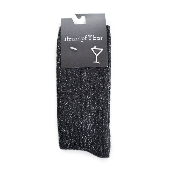 Strumpfbar Winter Sprizz schwarz-silber 50% Rabatt für begrenzte Zeit